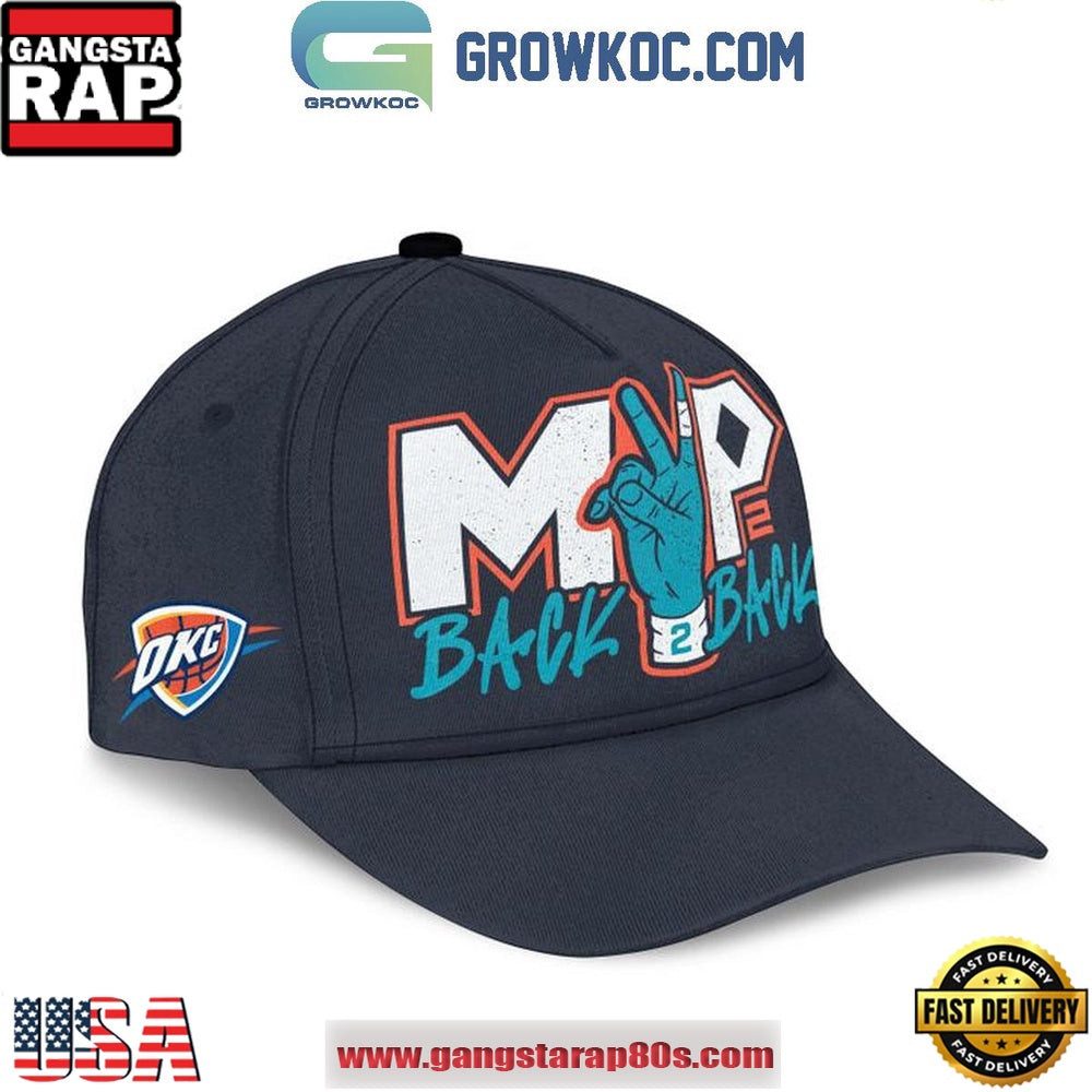 OKC Thunder 2026 MVP Shai Back To Back Cap Hats