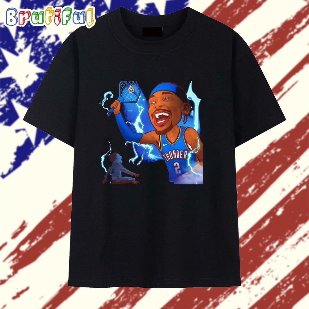 OKC Thunder Shai Gilgeous-Alexander funny caricature T Shirt