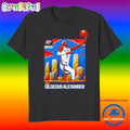 Okc Thunder Shai Gilgeous-alexander Player Skyline T Shirt