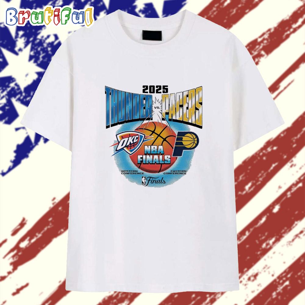 OKC Thunder vs Indiana Pacers 2025 NBA Finals Matchup Vintage T Shirt