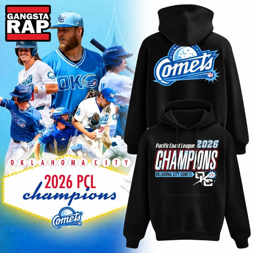 Oklahoma City Comets Pacific Coast League Champions 2026 Black Hoodie