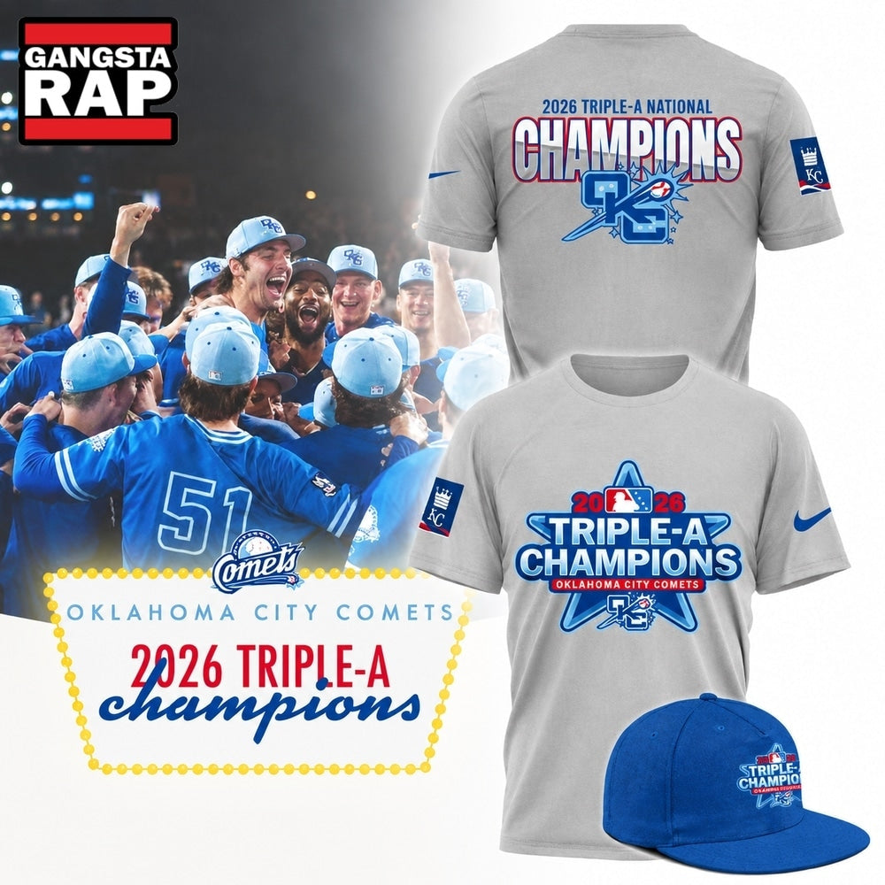 Oklahoma City Comets Triple A National Champions 2026 New 3D Shirt
