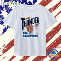 Oklahoma City Thunder 2024-25 NBA Champions T Shirt