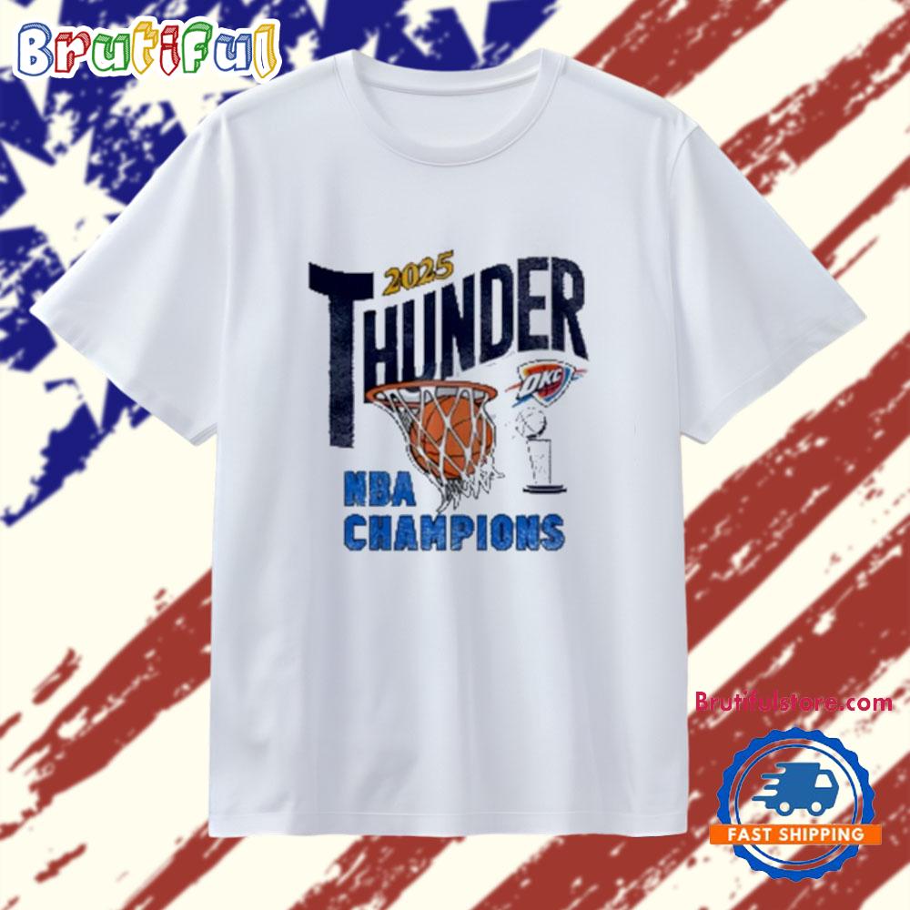 Oklahoma City Thunder 2024-25 NBA Champions T Shirt