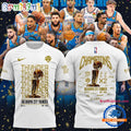 Oklahoma City Thunder 2025 NBA Finals Champions Locker Room White T-Shirt