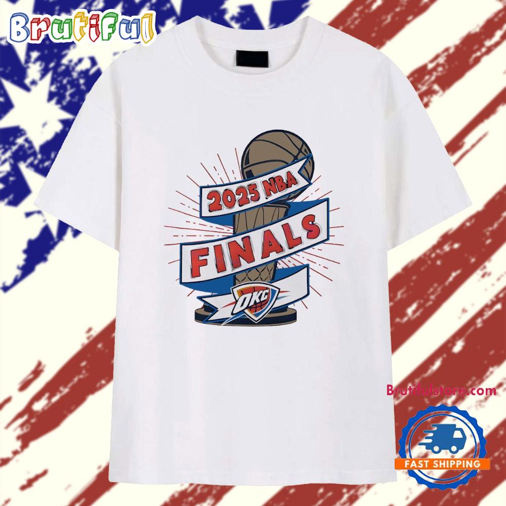 Oklahoma City Thunder 2025 NBA Finals Trophy T Shirt