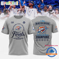 Oklahoma City Thunder 2025 Western Conference Champions Locker Room Shirt