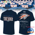 Oklahoma City Thunder 2026 NBA Playoffs Navy T Shirt