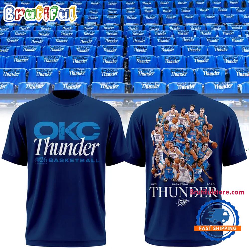 Oklahoma City Thunder 2026 NBA Playoffs Round 2 Special New T Shirt