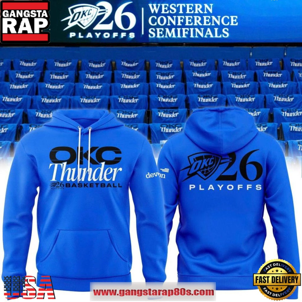 Oklahoma City Thunder 2026 Playoffs Round 2 Hoodie Shirt