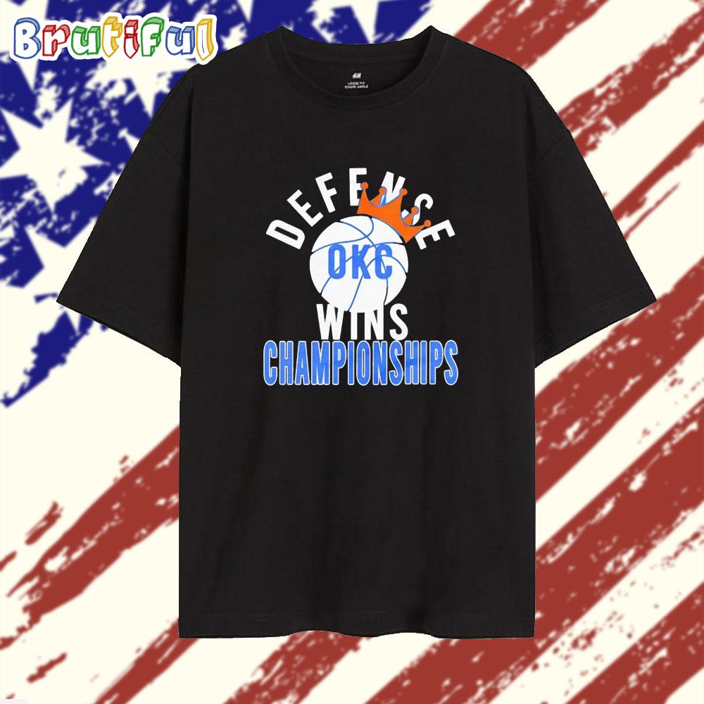 Oklahoma City Thunder Defense Wins Championship T Shirt