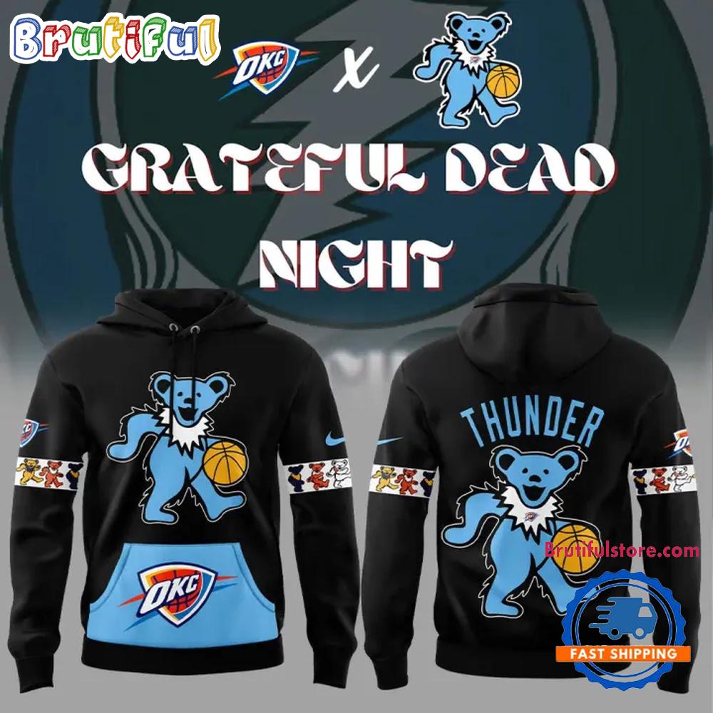 Oklahoma City Thunder Grateful Dead Night New Hoodie