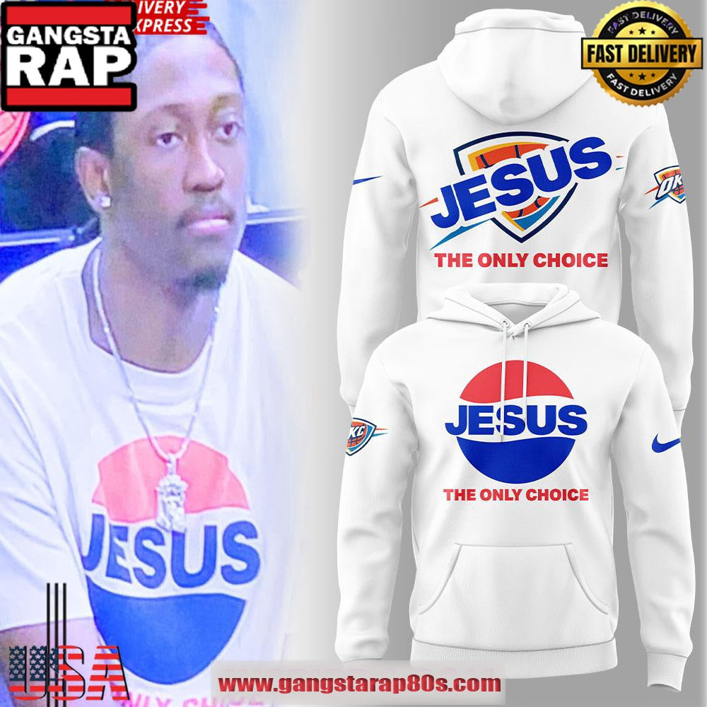 Oklahoma City Thunder Jesus The Only Choice Special All Over Print Hoodie