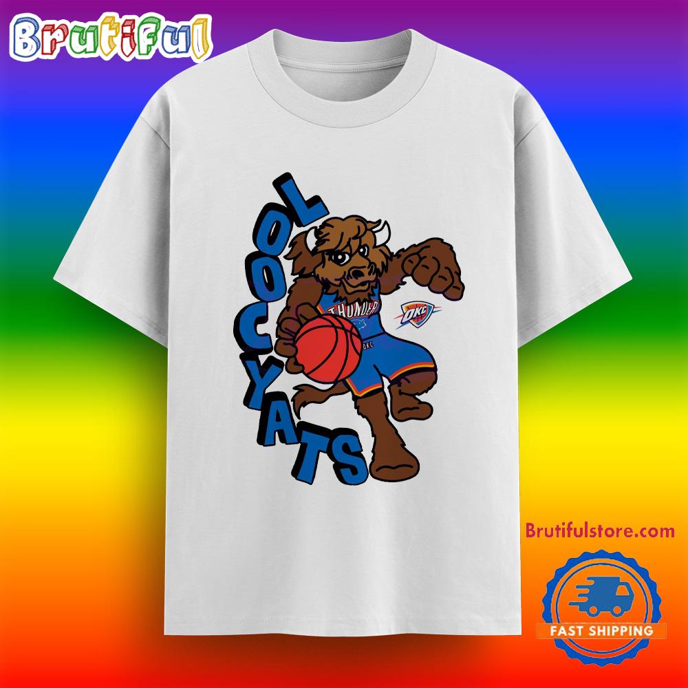 Oklahoma City Thunder Rumble The Bison Staycool T Shirt