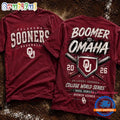 Oklahoma Sooners 2026 Baseball College World Series OKLAOMAHA Red T-Shirt