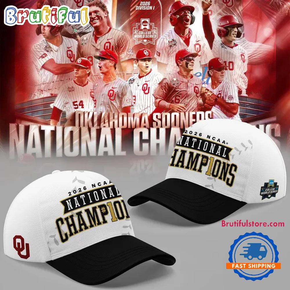 Oklahoma Sooners 2026 NCAA Baseball Men’s College World Series Champions Cap