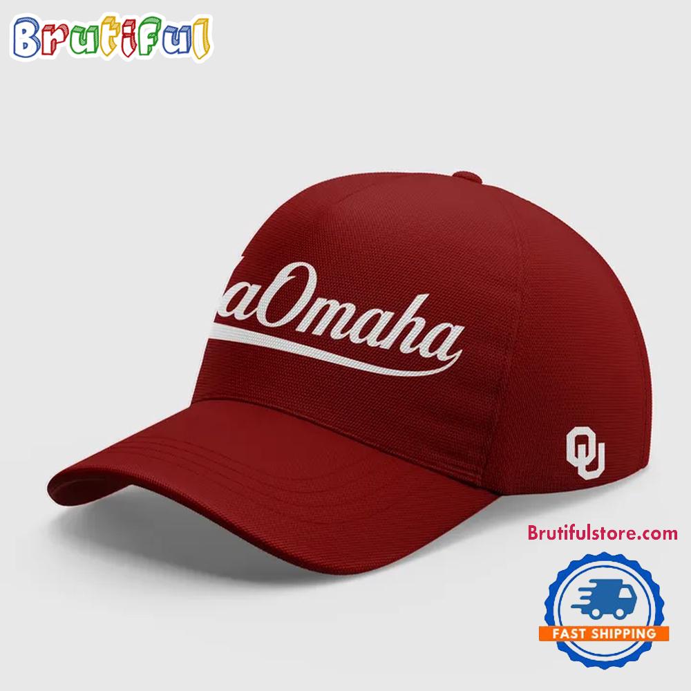 Oklahoma Sooners 2026 NCAA Baseball Men’s College World Series Oklaomaha Red Cap