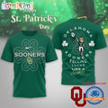 Oklahoma Sooners 2026 NCAA Lucky St. Patricks Day Limited Edition 3D Shirt