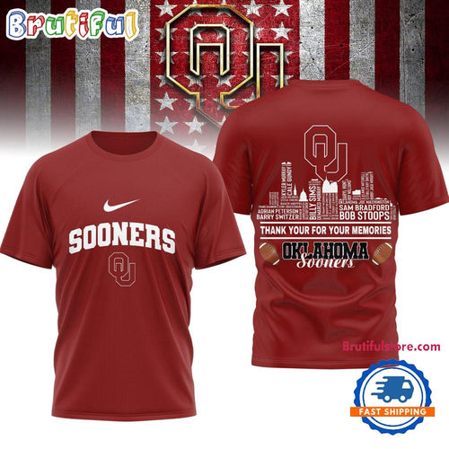 Oklahoma Sooners Legends of the Game 3D Shirt