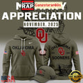 Oklahoma Sooners Military Appreciation 2025 Limited Edition Hoodie