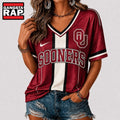 Oklahoma Sooners NCAA Rivalry Game Spirit V neck T Shirt