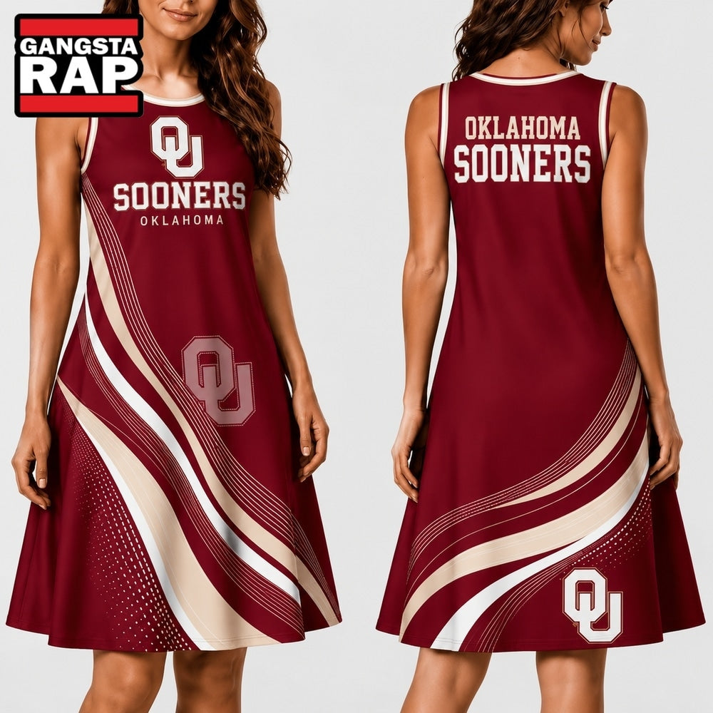 Oklahoma Sooners NCAA Team Pride Women’s Sleeveless Dress
