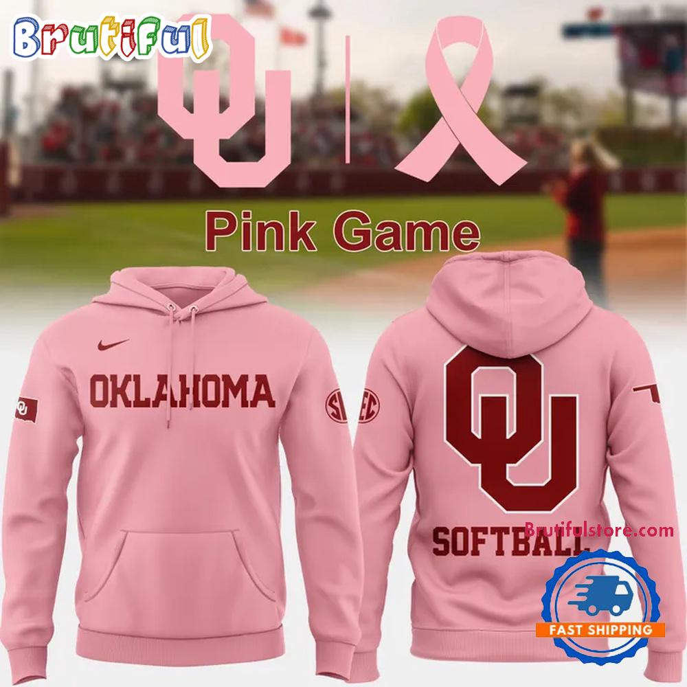 Oklahoma Sooners Softball 2026 Pink Uniform Limited Edition Hoodie T-Shirt
