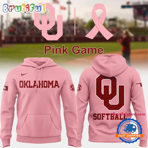 Oklahoma Sooners Softball 2026 Pink Uniform Limited Edition Hoodie T-Shirt