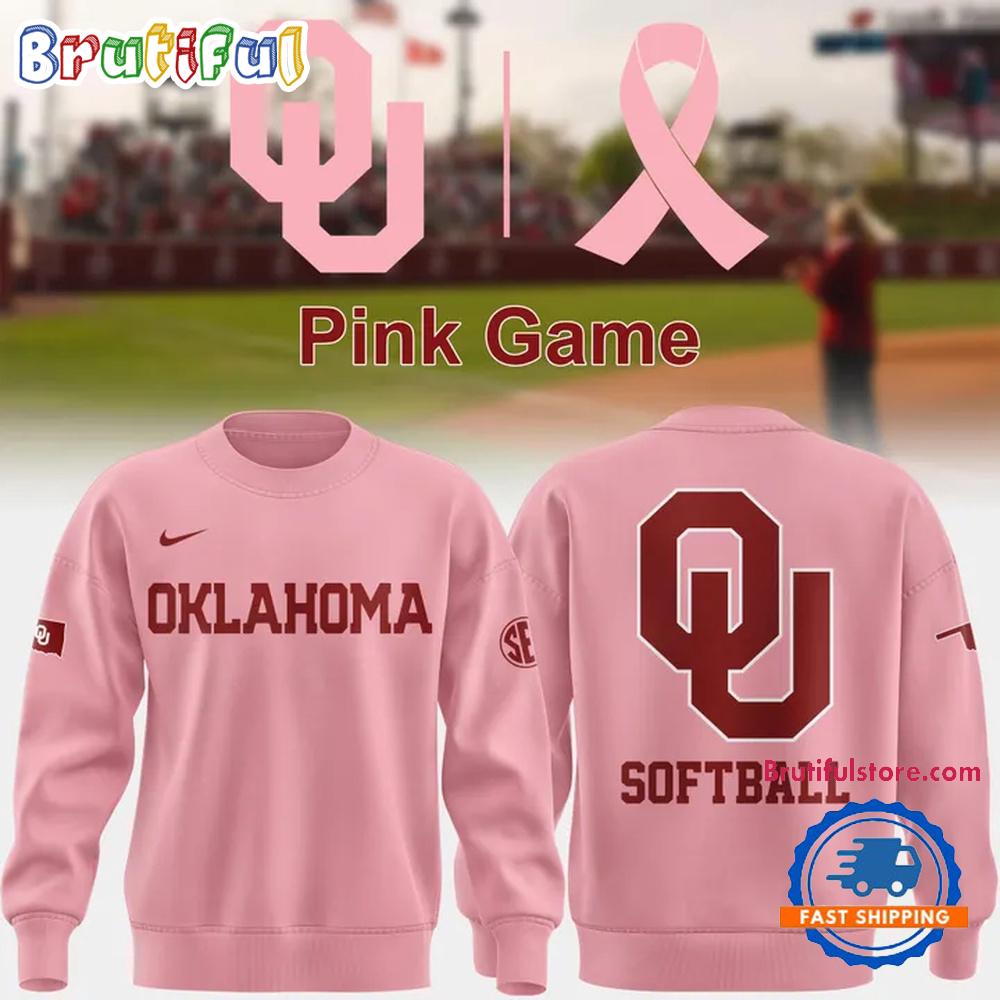 Oklahoma Sooners Softball 2026 Pink Uniform Limited Edition Hoodie T-Shirt