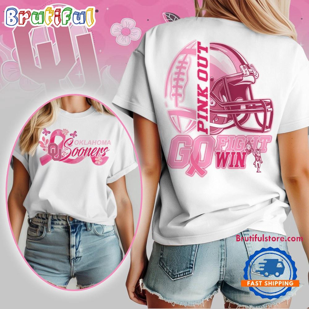 Oklahoma Sooners Tackle Breast Cancer New Design Unisex T Shirt
