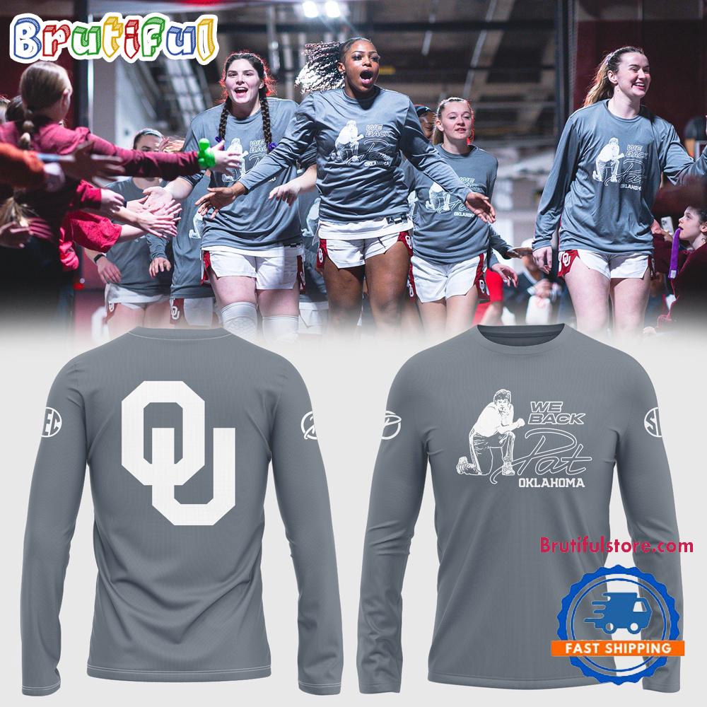 Oklahoma Sooners We Back Pat 2025 Long Sleeve Shirt