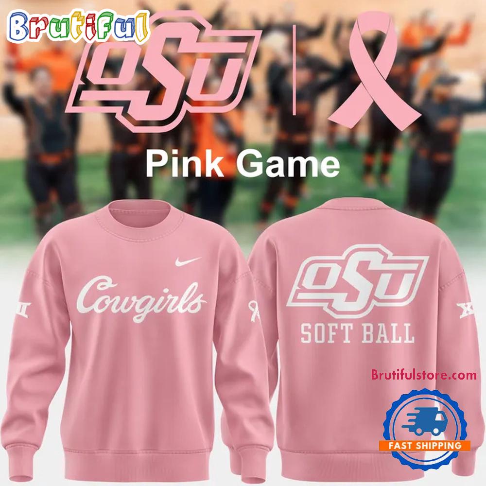 Oklahoma State Cowgirls Softball 2026 Pink Uniform Limited Edition Hoodie T-Shirt