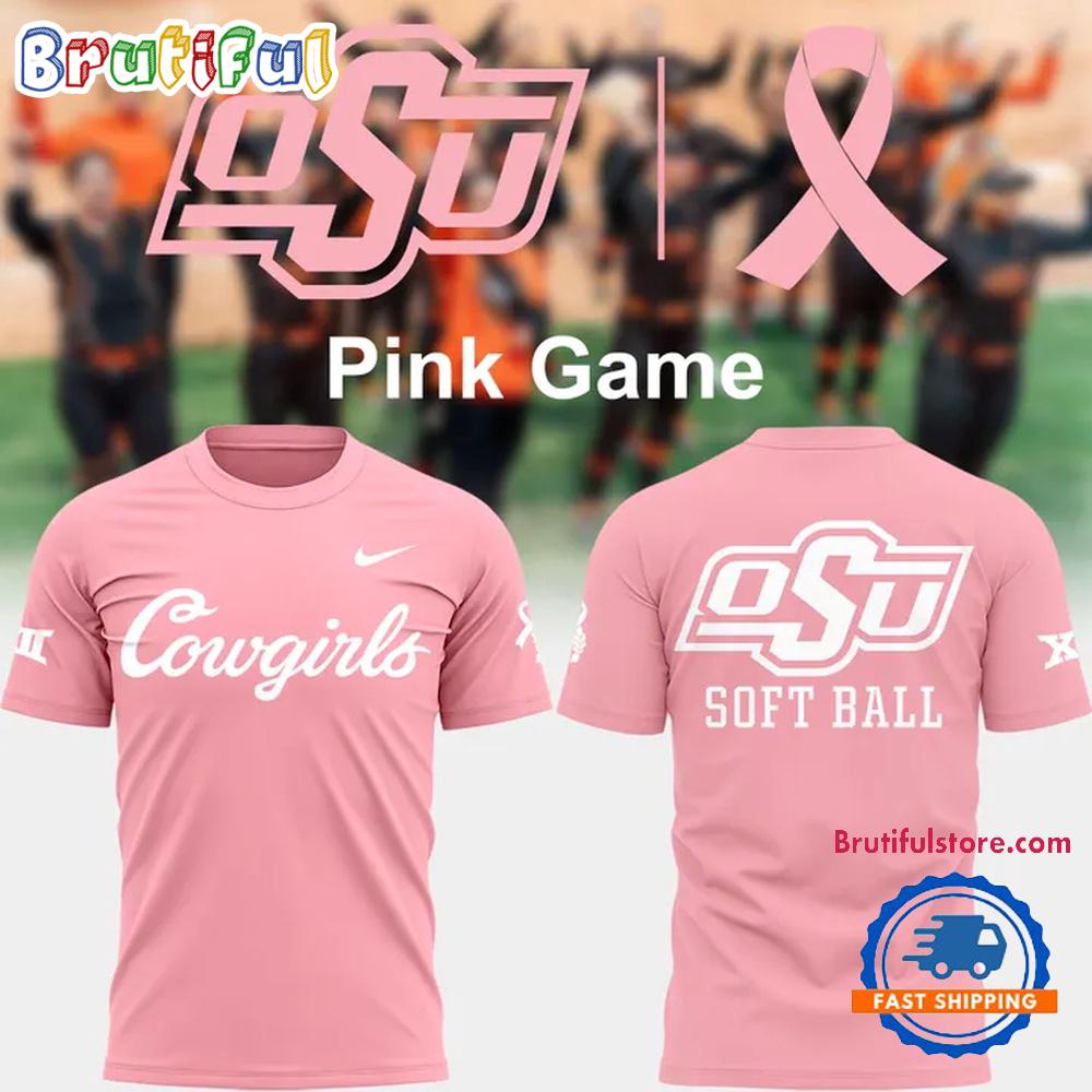 Oklahoma State Cowgirls Softball 2026 Pink Uniform Limited Edition Hoodie T-Shirt