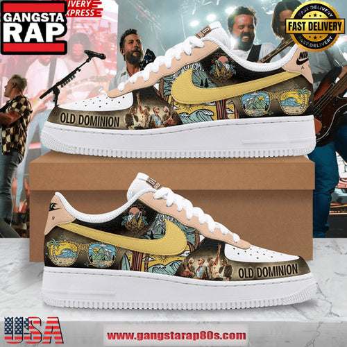 Old Dominion Limited Edition Air Force 1 Running Sneakers Shoes