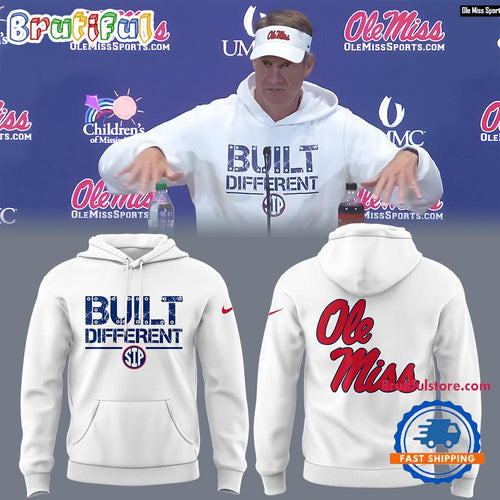 Ole Miss Football 2025 Limited BUILT DIFFERENT Hoodie