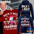 Ole Miss Rebels 2024 Egg Bowl Back To Back Champions Limited Edition Navy Hoodie T-Shirt