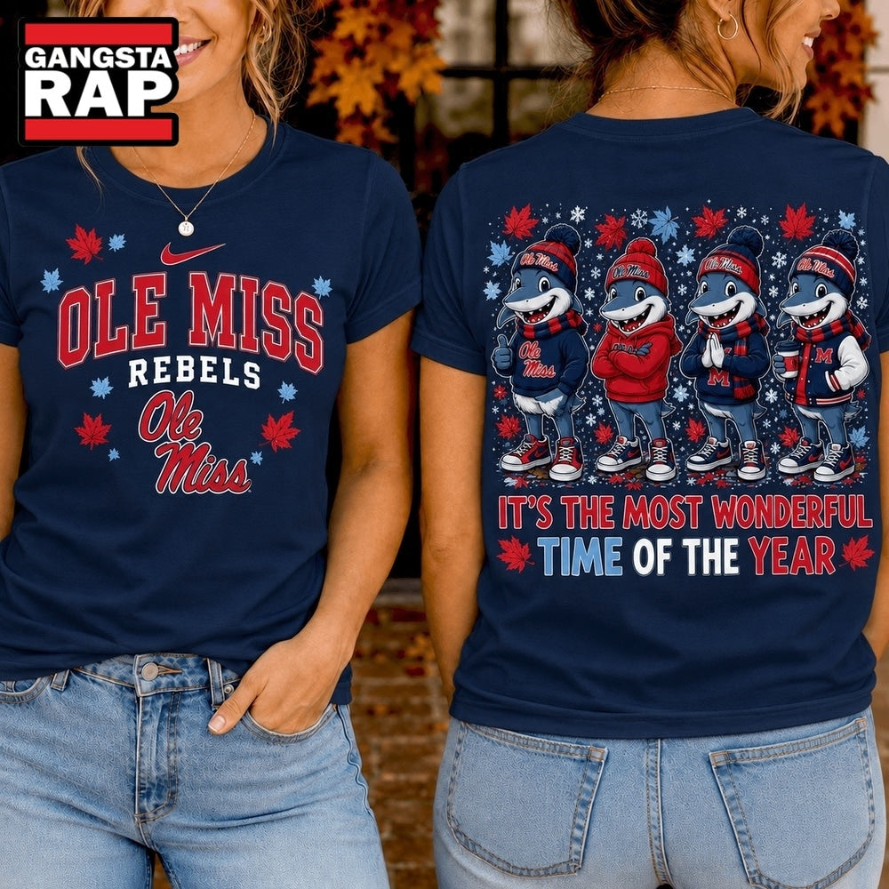 Ole Miss Rebels 2026 NCAA Autumn Festive Cheer Hoodie T-Shirt