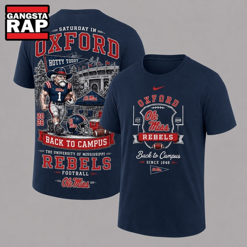 Ole Miss Rebels 2026 NCAA Back To Campus 3D Shirt