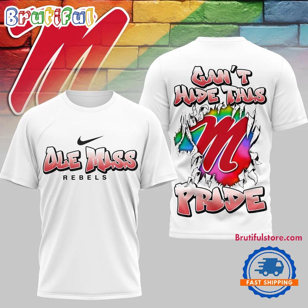 Ole Miss Rebels 2026 NCAA Pride Month Limited Edition 3D Shirt