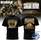 Ole Miss Rebels 2026 Sugar Bowl Game Champions Gold Black Hoodie T-Shirt