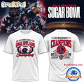 Ole Miss Rebels 2026 Sugar Bowl Game Champions White T Shirt