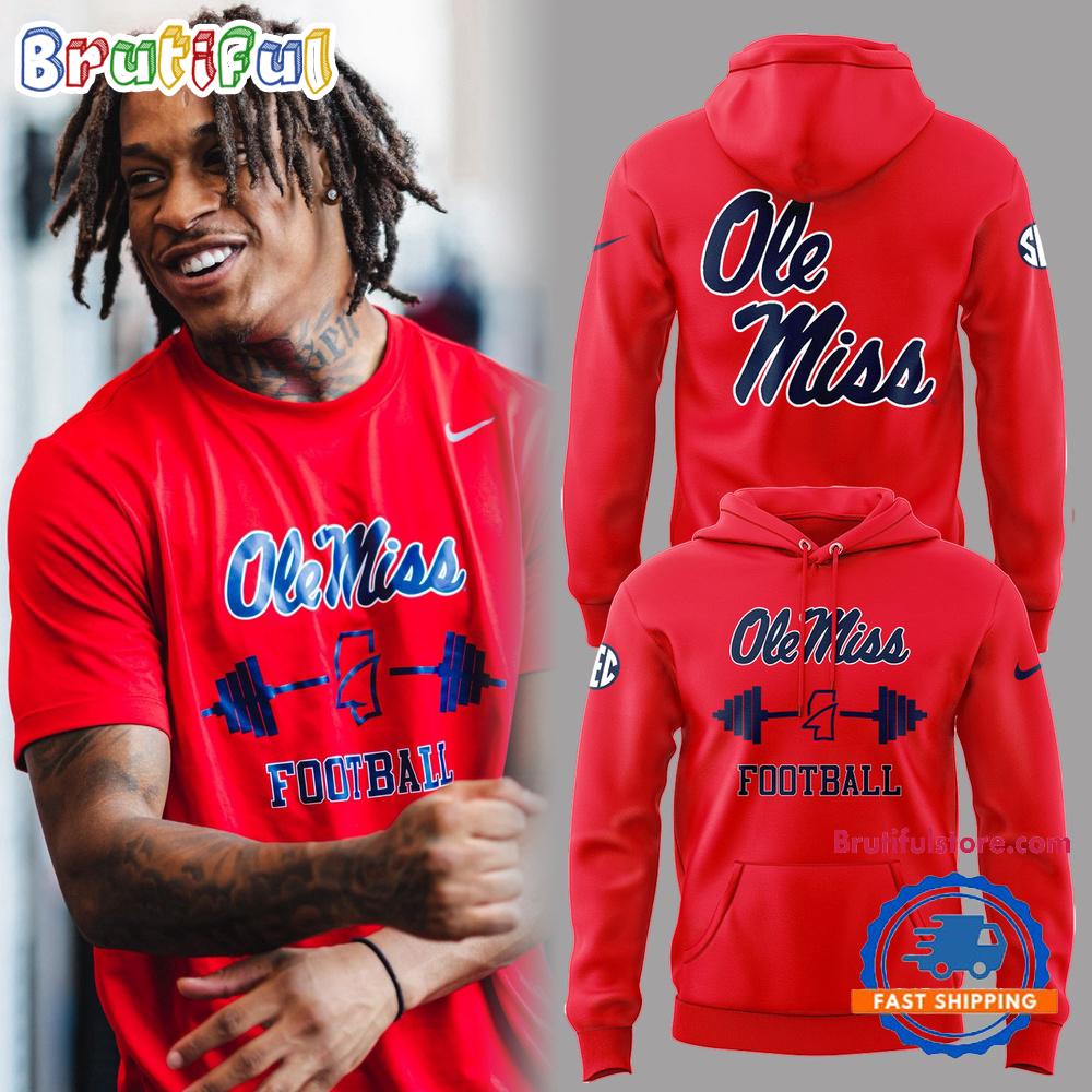 Ole Miss Rebels Football Back To Work For The Summer Hoodie T-Shirt
