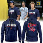 Ole Miss Rebels Jesus Won Blue Hoodie