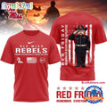 Ole Miss Rebels NCAA Red Friday Remember Everyone Deployed Limited 3D Shirt