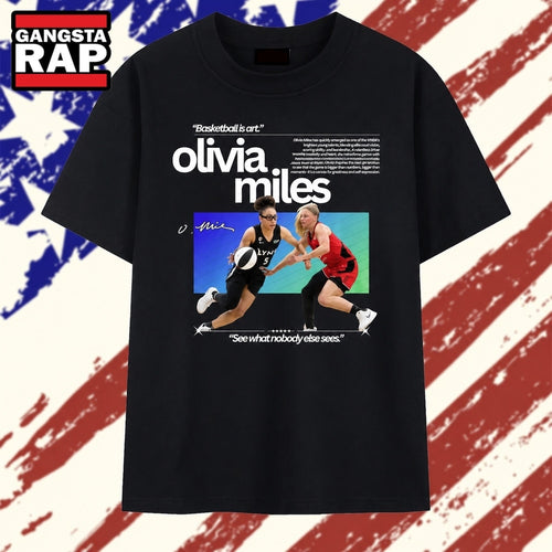 Olivia Miles Basketball Is Art Minnesota Lynx WNBA Graphic T Shirt , Vintage Trending Shirt