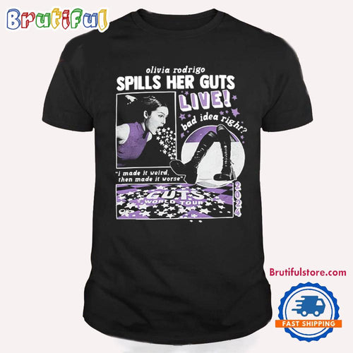 Olivia Rodrigo OR Spills Her Guts Live T Shirt