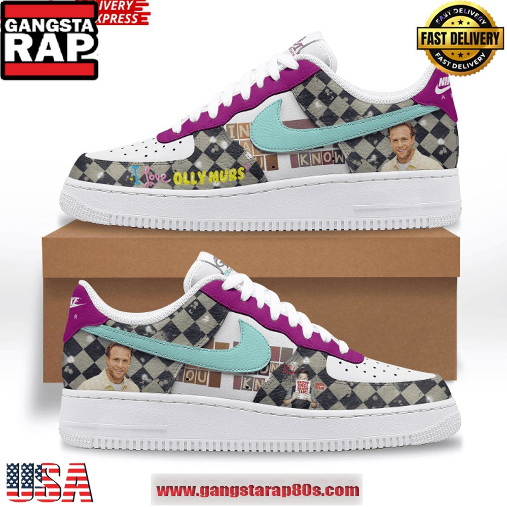 Olly Murs Limited Edition Air Force 1 Sneakers Shoes