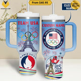 Olympic Paris 2024 Team USA CUSTOM Stanley Tumbler