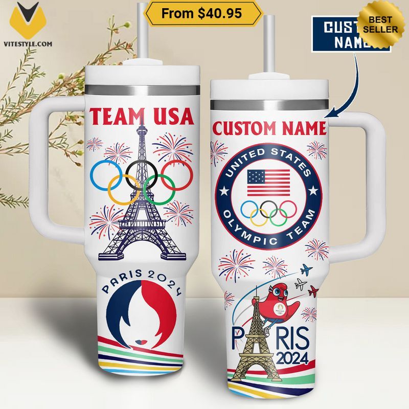 Olympic Paris 2024 Team USA CUSTOM Stanley Tumbler