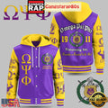 Omega Psi Phi Fraternity Inc. To The Soul New Edition Baseball Jacket